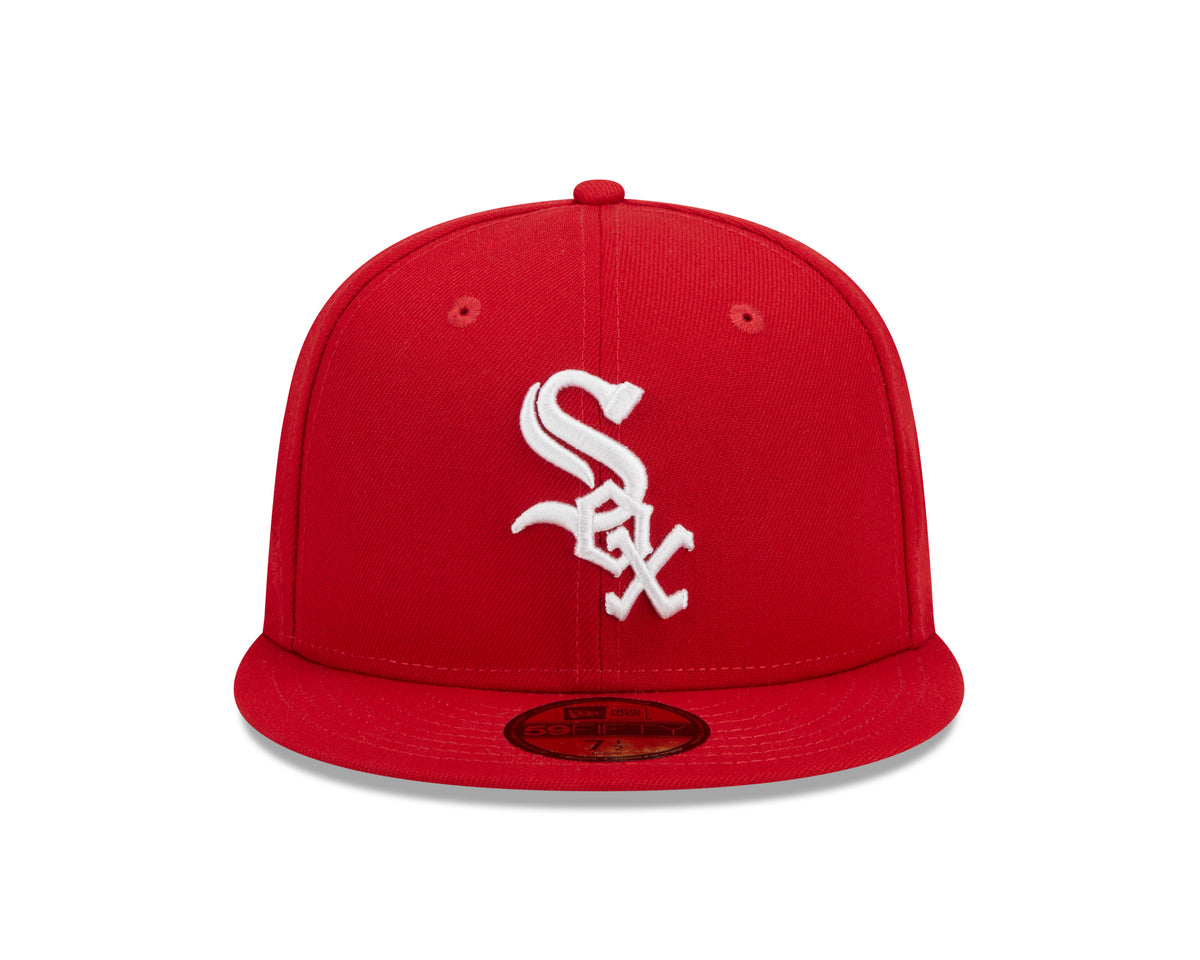 Chicago White Sox Scarlet Basic 59FIFTY Fitted Cap - New Era