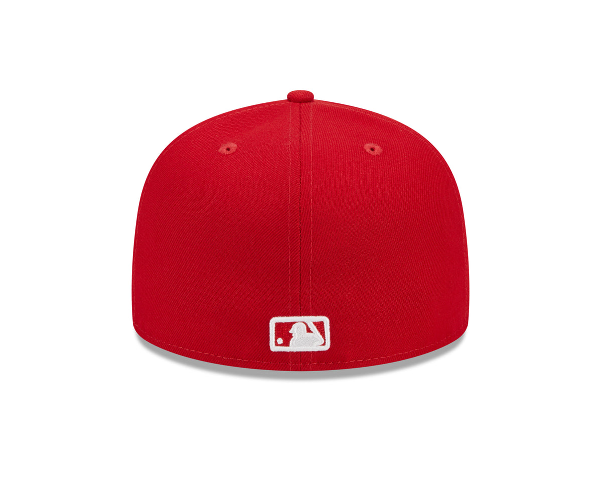 Los Angeles Dodgers Scarlet Basic 59FIFTY Fitted Cap - New Era