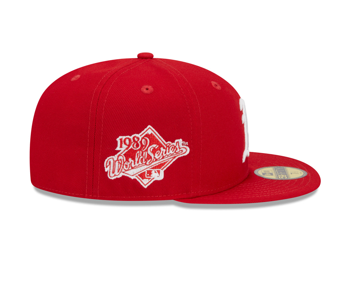 Oakland Athletics Scarlet Basic 59FIFTY Fitted Cap - New Era