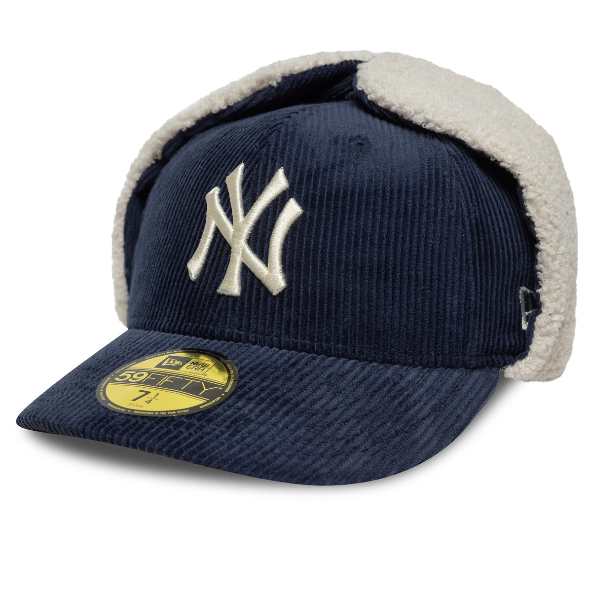 New York Yankees Corduroy Navy 59Fifty Dogear Fitted Cap - New Era