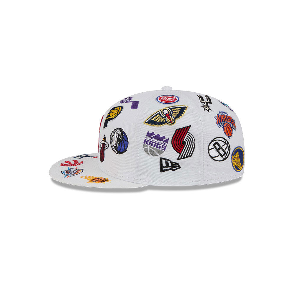 NBA White All over 59FIFTY Fitted Cap - New Era