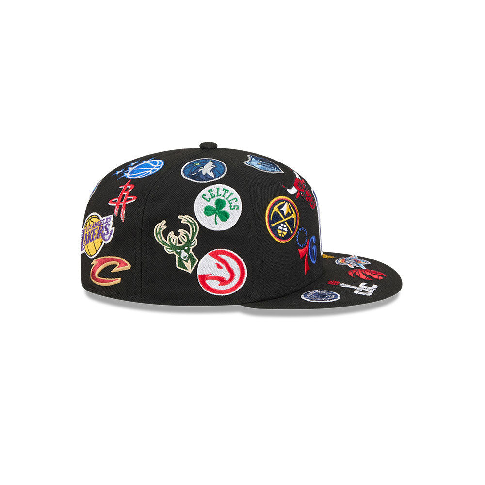 NBA Black All over 59FIFTY Fitted Cap - New Era
