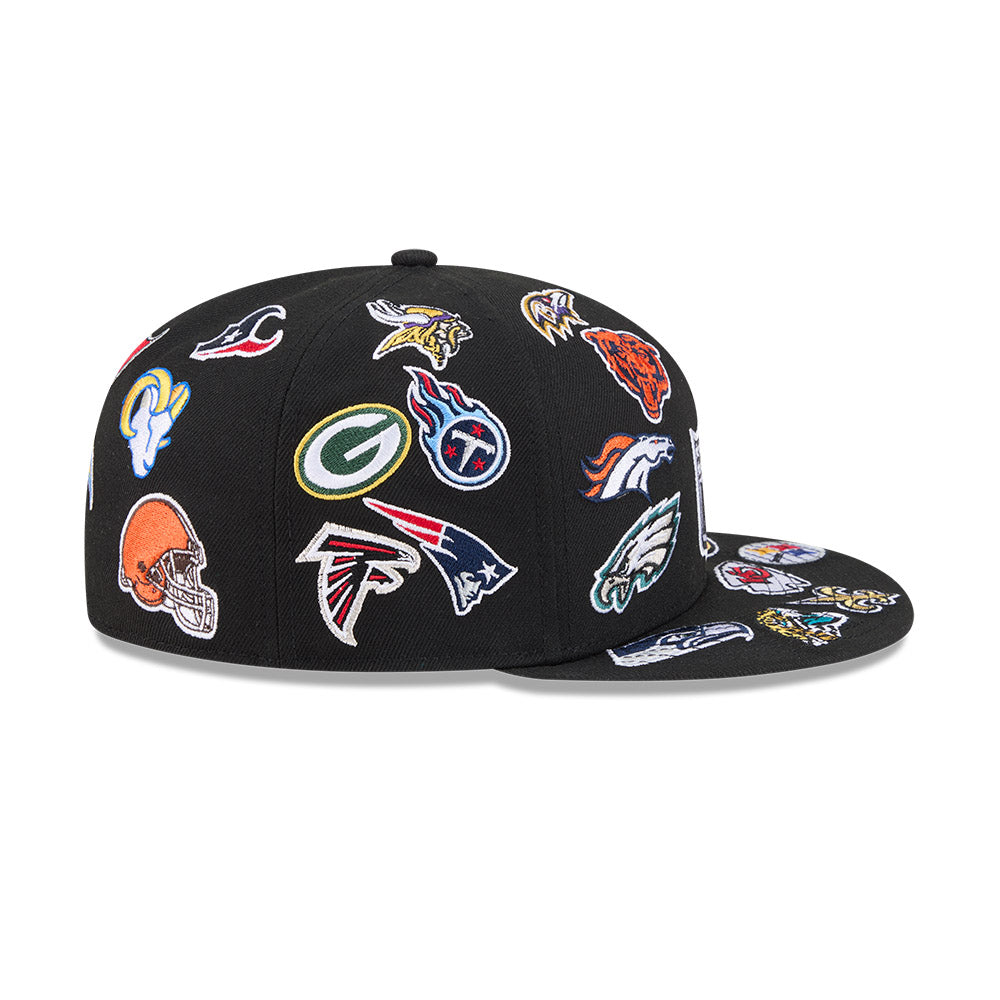 NFL Black All over 59FIFTY Fitted Cap - New Era