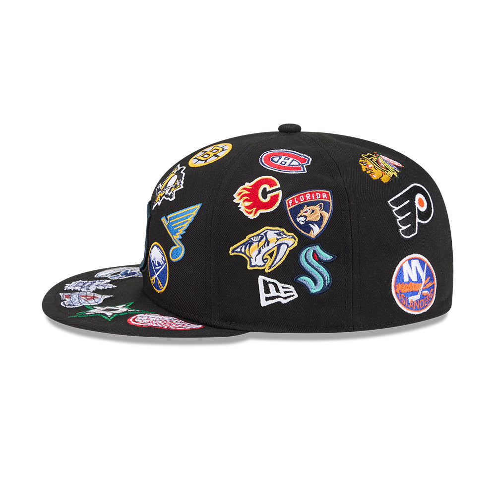 NHL Black All over 59FIFTY Fitted Cap - New Era