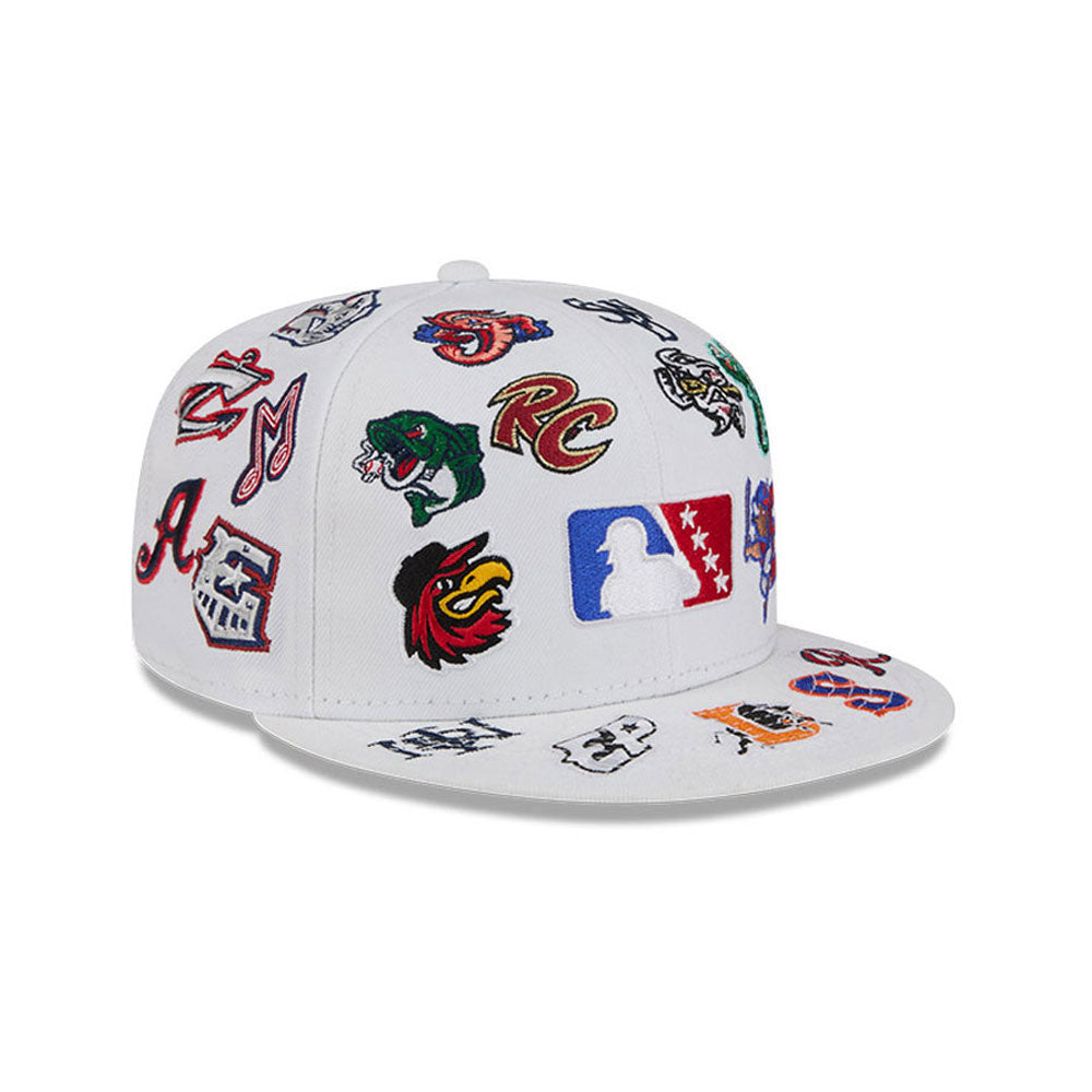 MiLB White All over 59FIFTY Fitted Cap - New Era