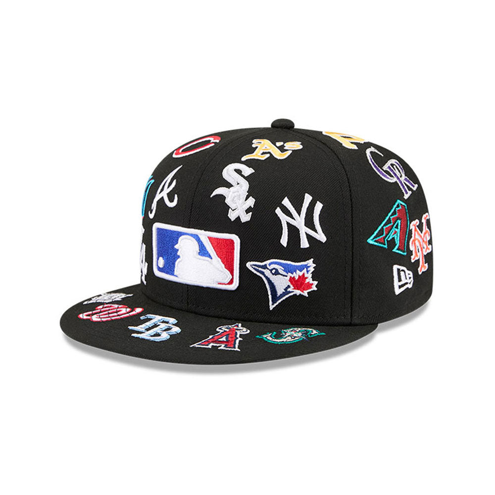 MLB Black All Over 59FIFTY Fitted Cap - New Era