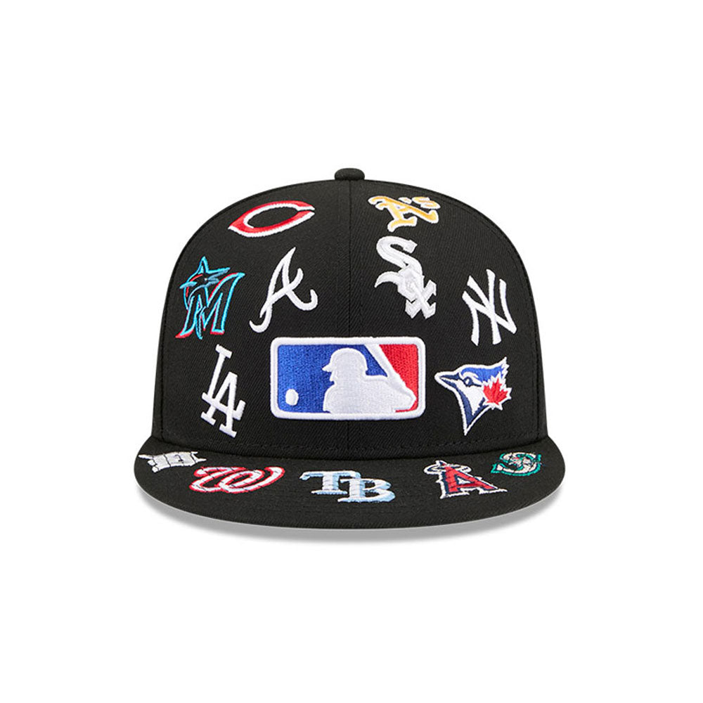MLB Black All Over 59FIFTY Fitted Cap - New Era