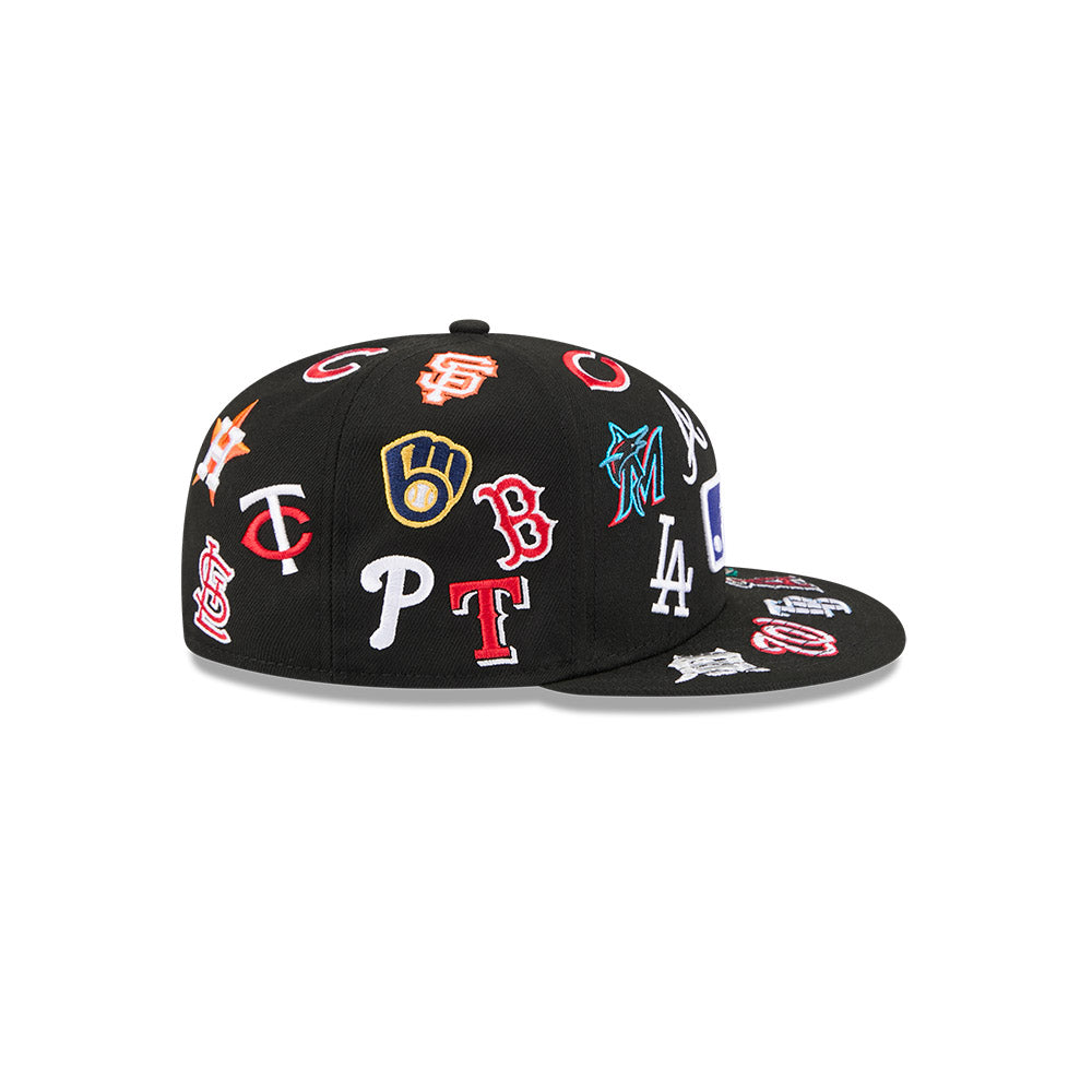 MLB Black All Over 59FIFTY Fitted Cap - New Era