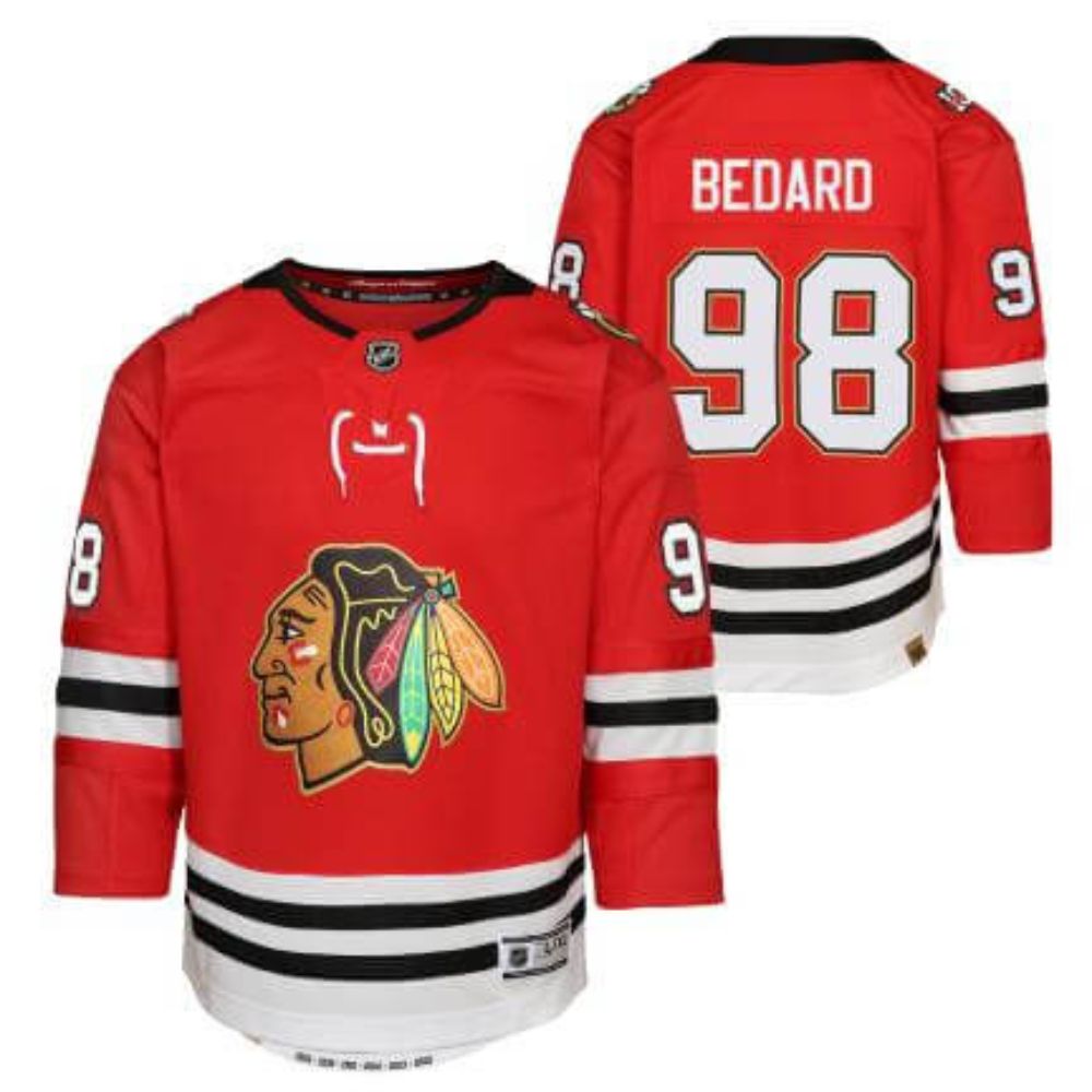 Chicago Blackhwaks Connor Bedard Replica Premier Player Youth Jersey