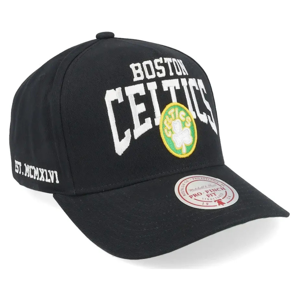 Boston Celtics Hardwood Classics Big Time Pro Snapback Hat Mitchell & Ness