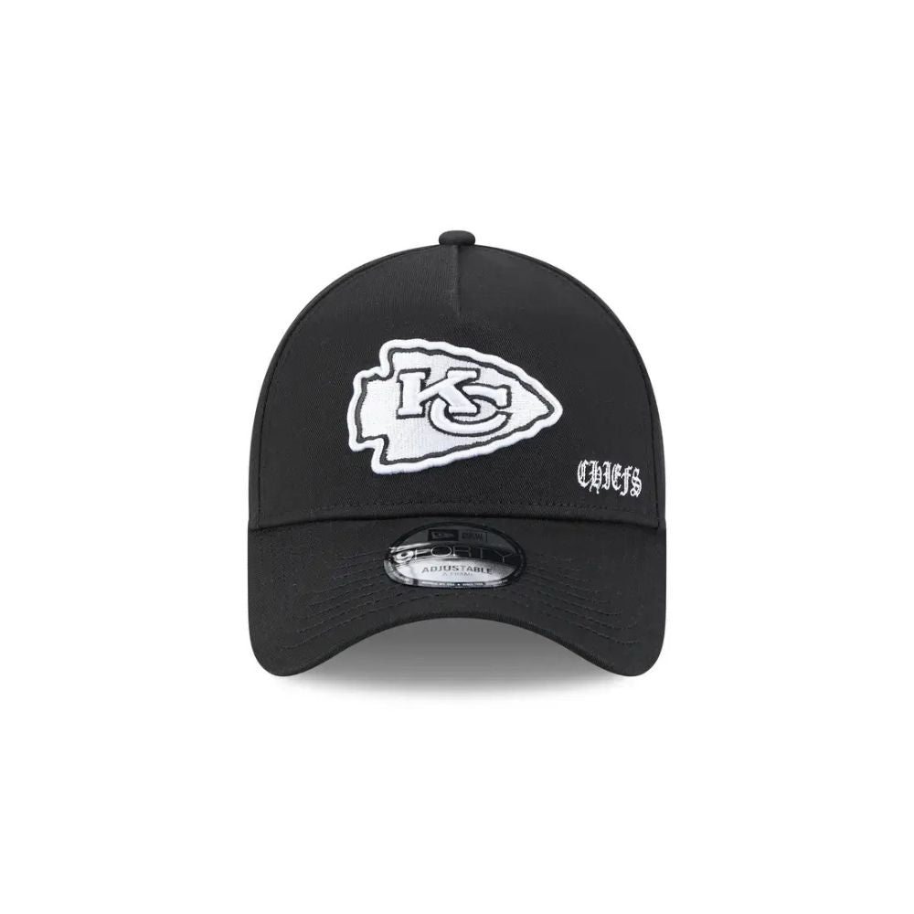 Kansas City Chiefs NFL Gothic 9FORTY A-Frame Snapback Cap - New Era