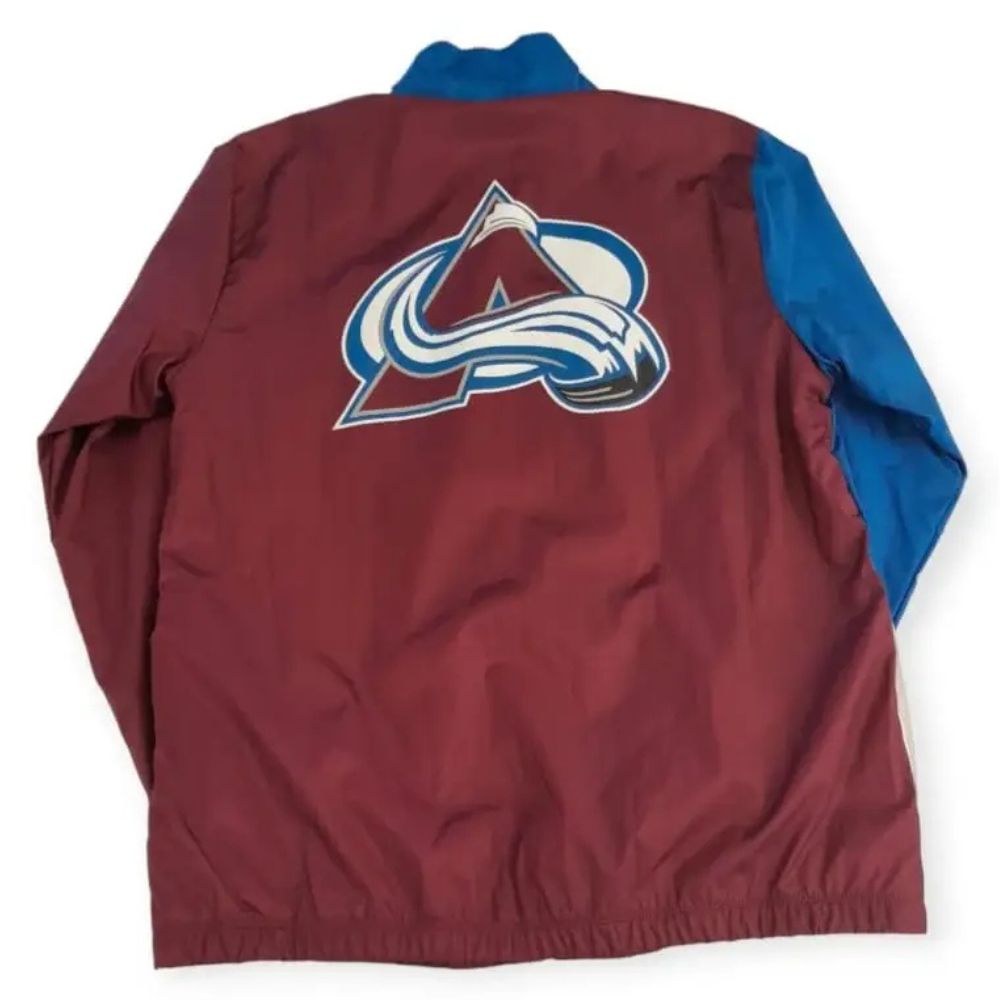Coupe-vent doublé rétro Mitchell&Ness NHL Arched des Colorado Avalanche