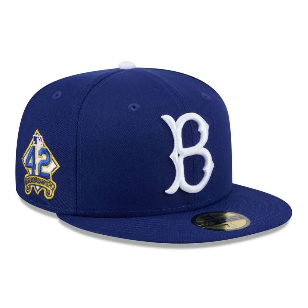 Brooklyn (now Los Angeles) Dodgers Jackie Robinson Day Edition 59Fifty Fitted Cap - New Era