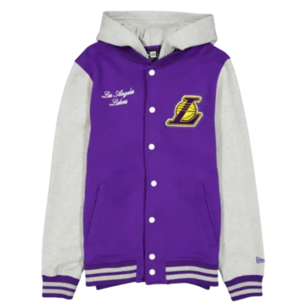 Los Angeles Lakers Throwback Prep New Era Jacket