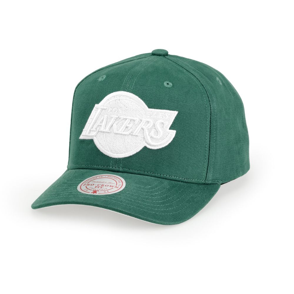 Los Angeles Lakers Green Team Pro Crown Adjustable - Mitchell & Ness