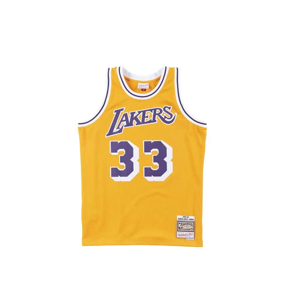 Los Angeles Lakers Kareem Abdul-Jabbar Swingman 2.0 1984-85 Jersey - Mitchell & Ness