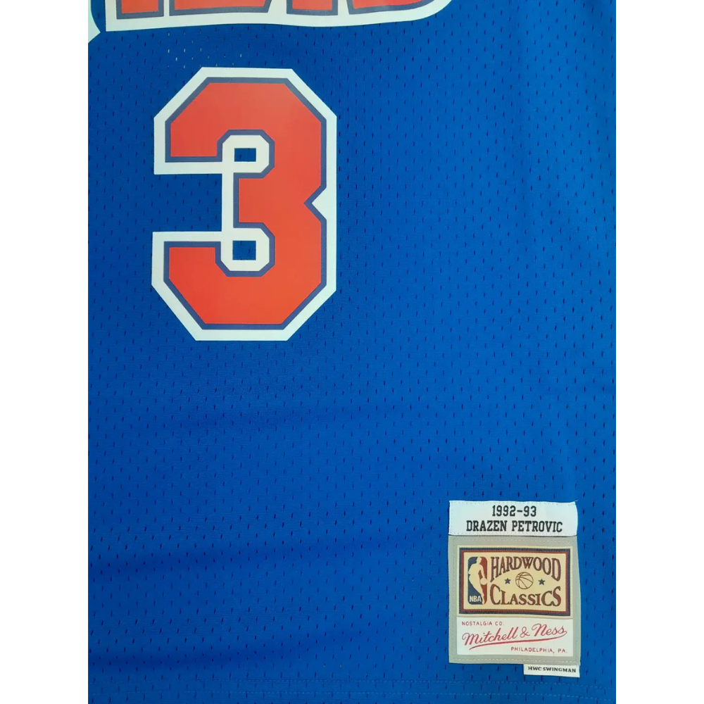 New Jersey Nets Drazen Petrovic Mitchell&Ness HWC Swingman Jersey