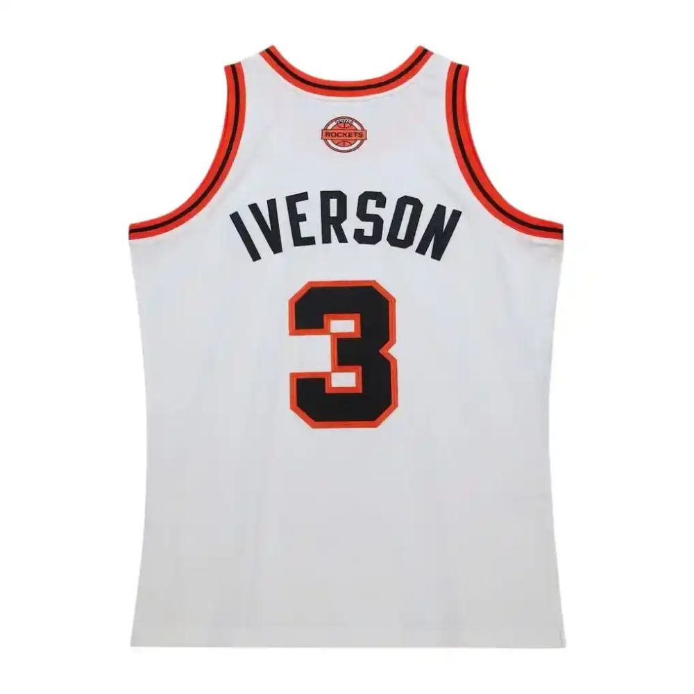 Denver Nuggets Allen Iverson 2006-07 White Authentic Jersey - Mitchell & Ness