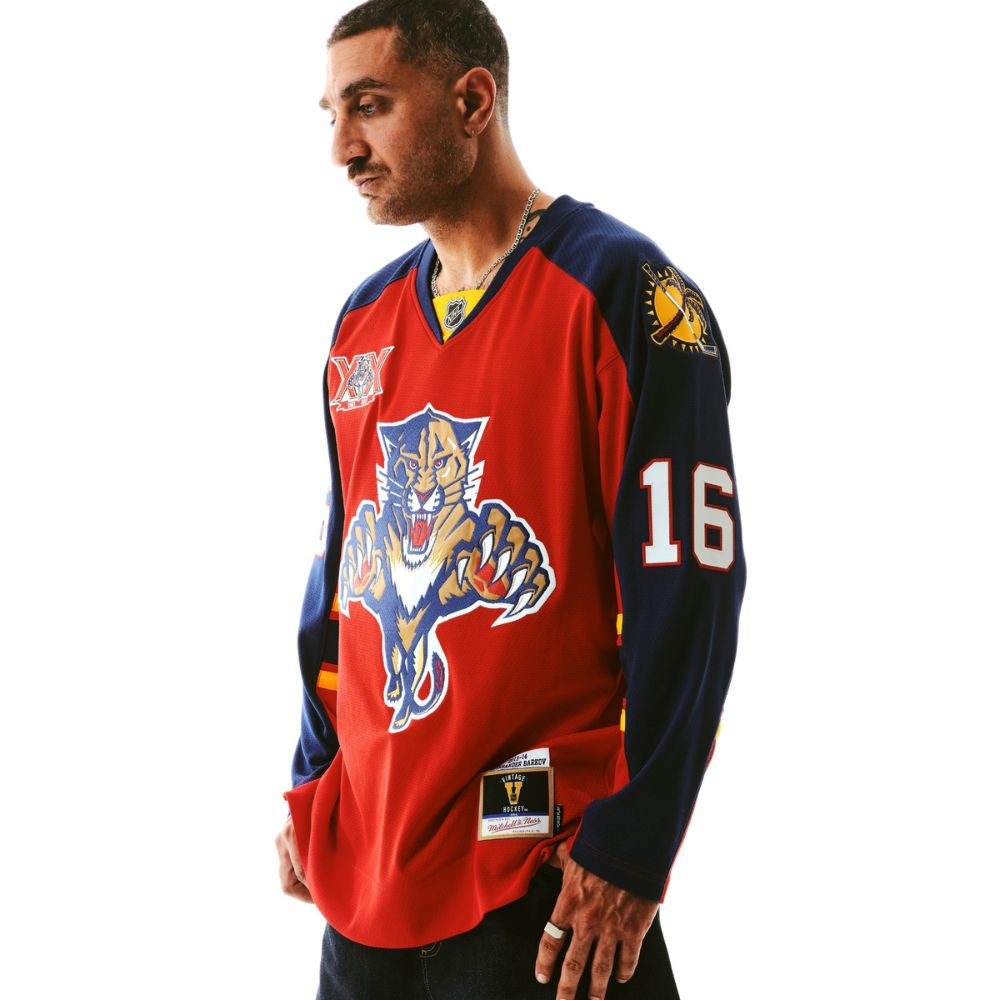 Florida Panthers Aleksander Barkov #16 2013-14 Red NFL Power Play Jersey - Mitchell&Ness