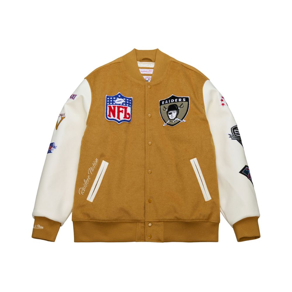 Las Vegas Raiders Dusted Varsity NFL Jacke - Mitchell & Ness