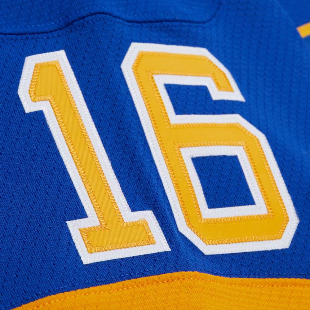 Buffalo Sabres Pat LaFontaine 1995-96 Royal Captain Power Play Jersey - Mitchell & Ness