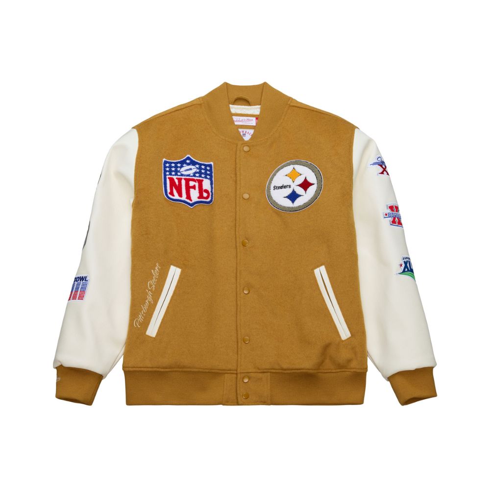 Pittsburgh Steelers Dusted Varsity NFL Jacke - Mitchell & Ness