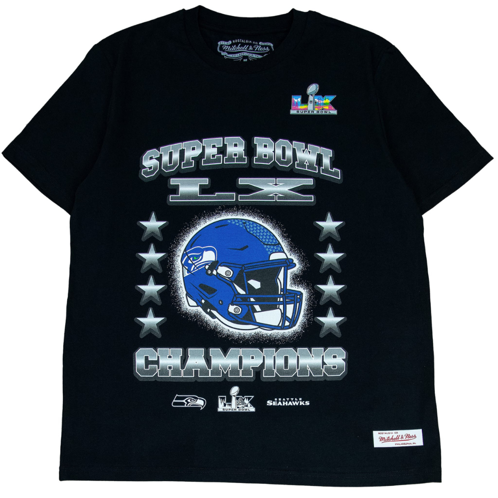 Seattle Seahawks NFL SUPER BOWL 26 WINNERS TEE - Mitchell & Ness