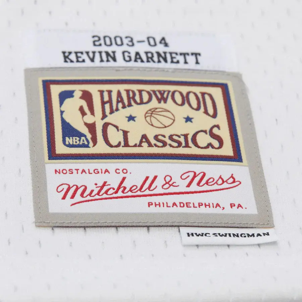 Maillot Swingman Kevin Garnett White Minnesota Timberwolves 2003/04 - Mitchell & Ness