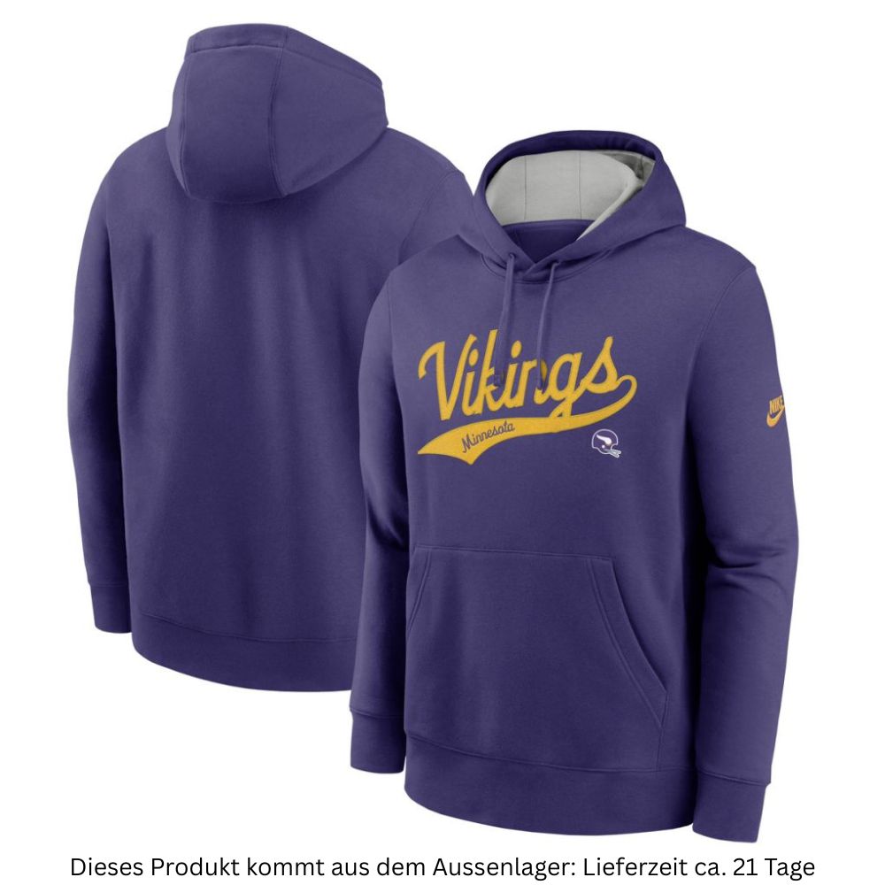 Minnesota Vikings Club Fleece Hoodie - Nike