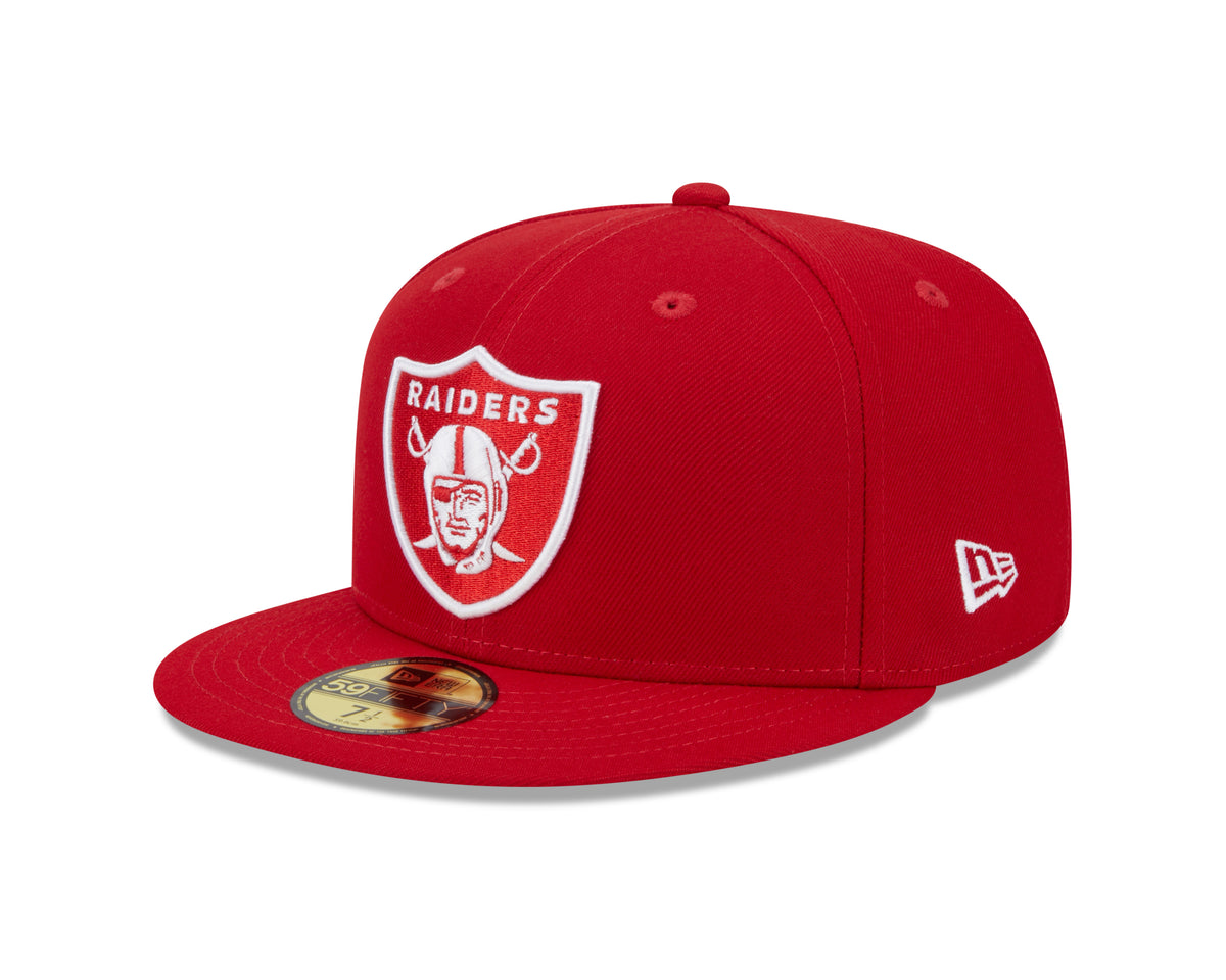 Las Vegas Raiders Scarlet Basic 59FIFTY Fitted Cap - New Era