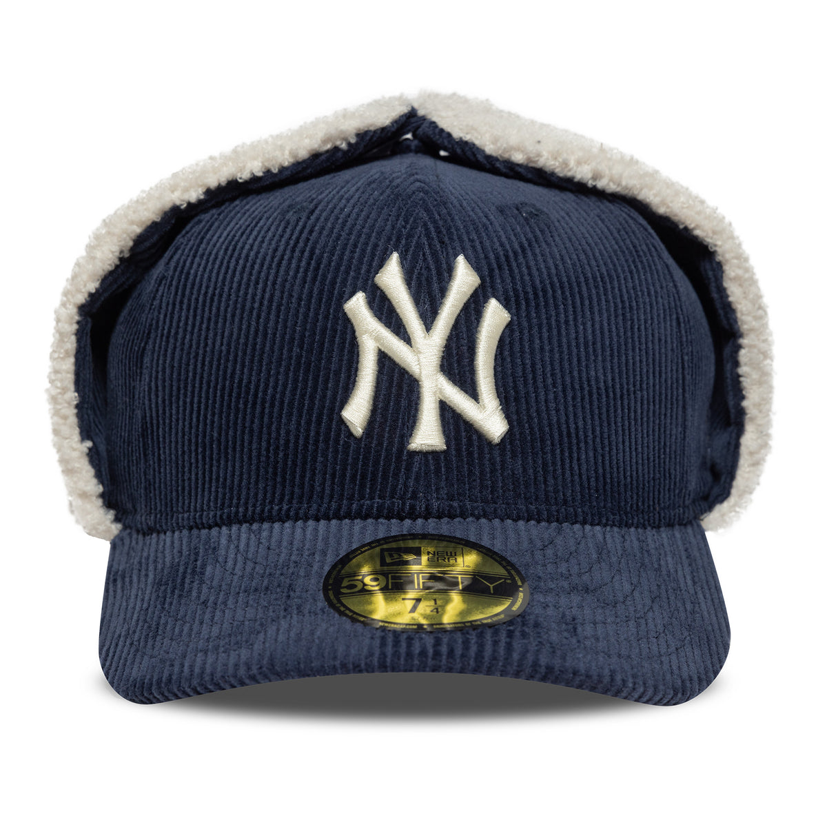 New York Yankees Corduroy Navy 59Fifty Dogear Fitted Cap - New Era