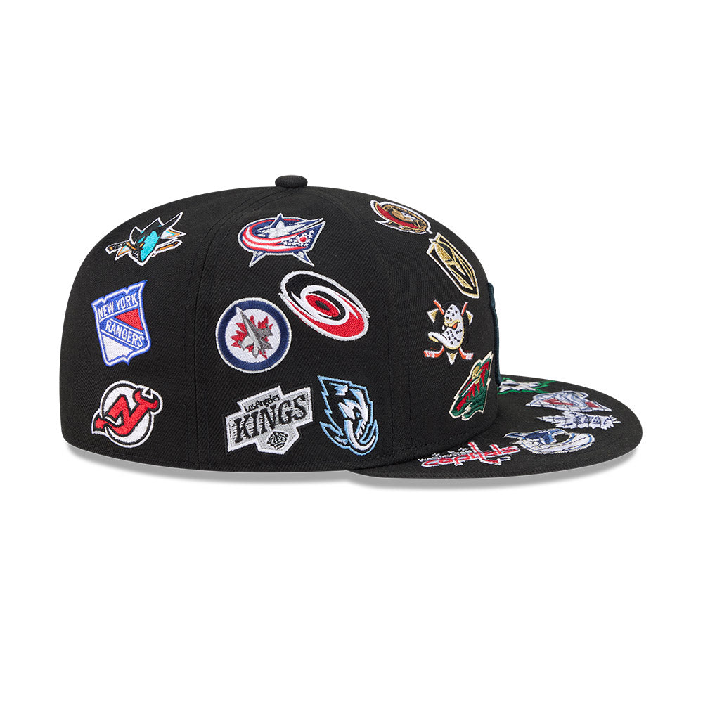 NHL  Black All over 59FIFTY Fitted Cap - New Era
