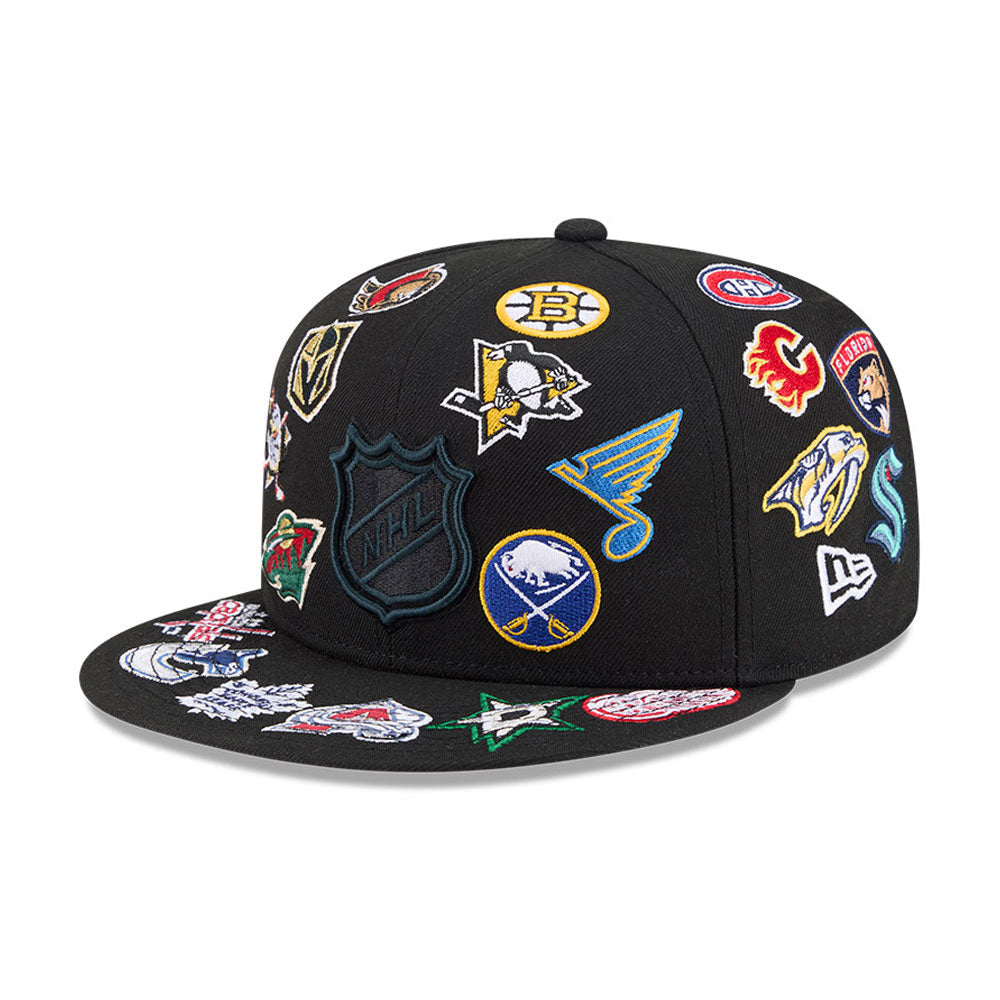 NHL  Black All over 59FIFTY Fitted Cap - New Era