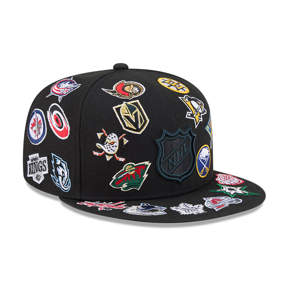 NHL  Black All over 59FIFTY Fitted Cap - New Era