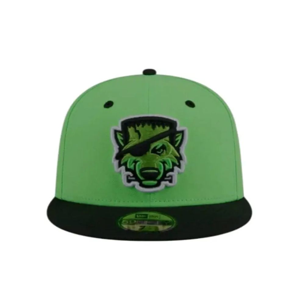 Casquette ajustée 59FIFTY Erie SeaWolves Soirée à thème verte MILB - New Era
