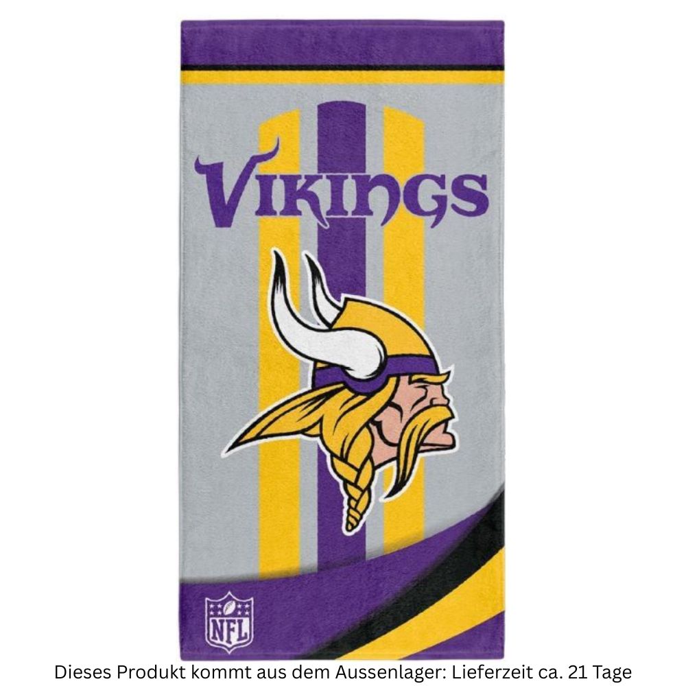 Minnesota Vikings Strandtuch / Beachtowel