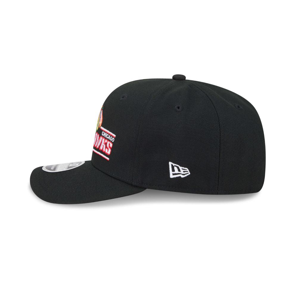 Chicago Blackhawks NHL 9SEVENTY Stretch-Snap Cap - New Era