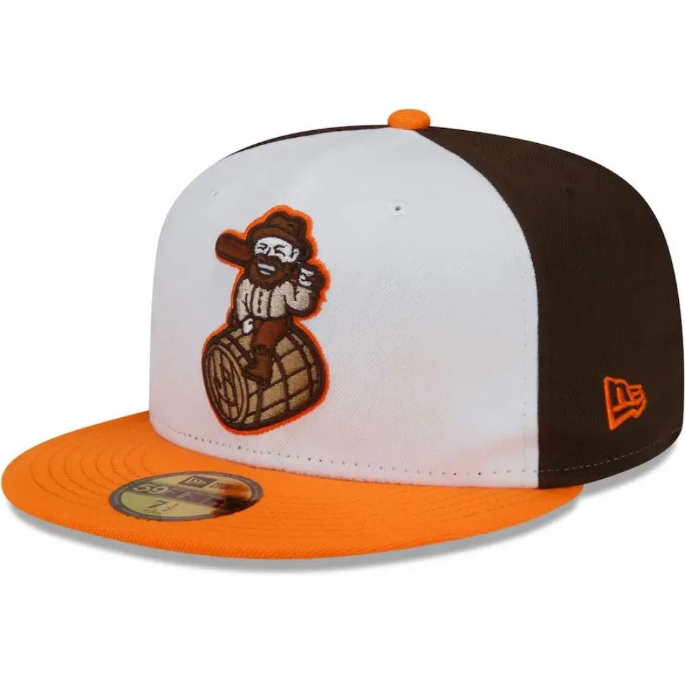 Casquette ajustée officielle New Era 59FIFTY sur le terrain des Bowling Green Hot Rods Milb