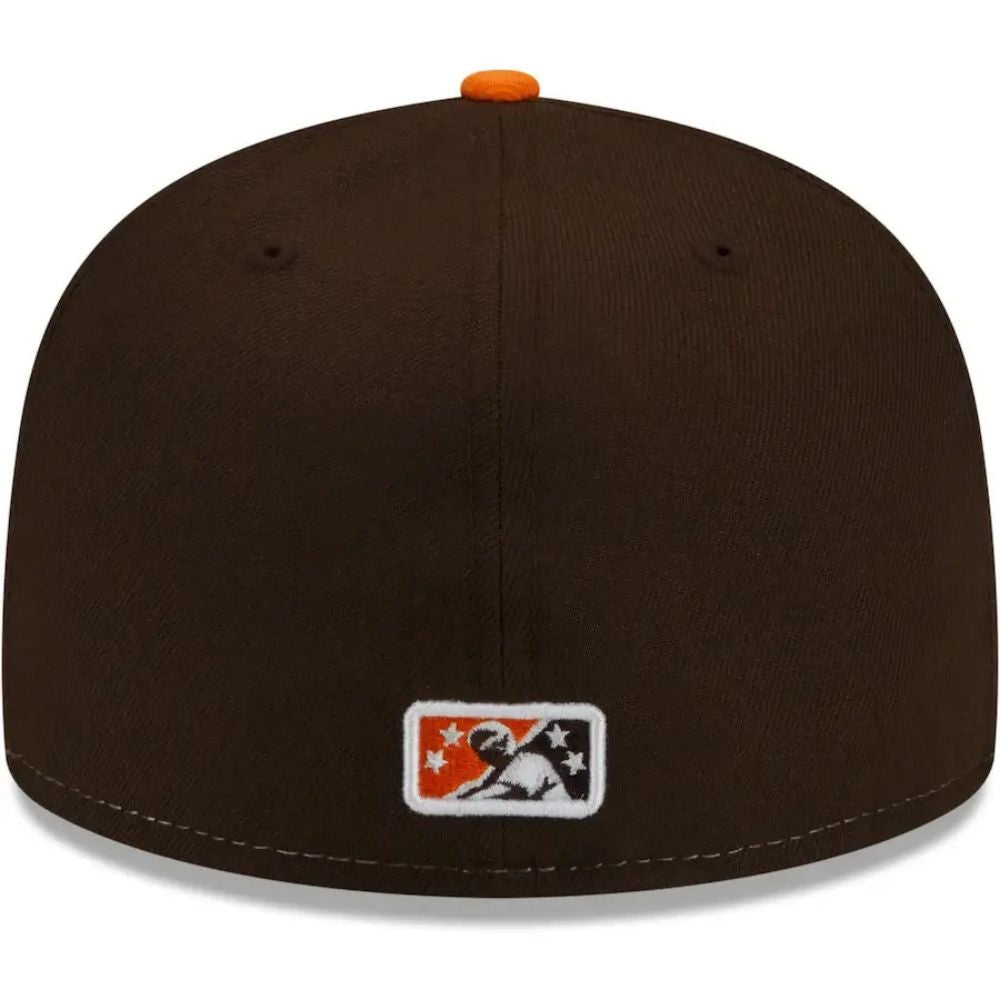 Casquette ajustée officielle New Era 59FIFTY sur le terrain des Bowling Green Hot Rods Milb