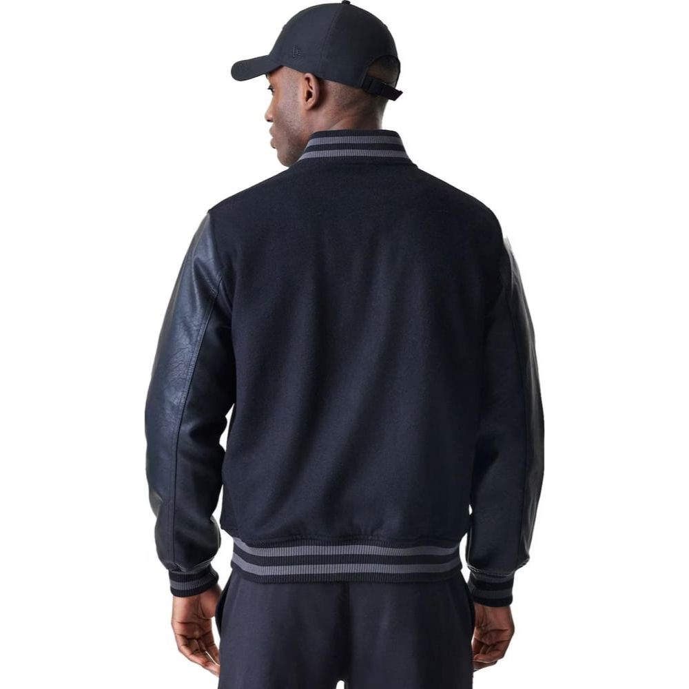 Chicago Bulls NBA Veste universitaire Black on Black - New Era