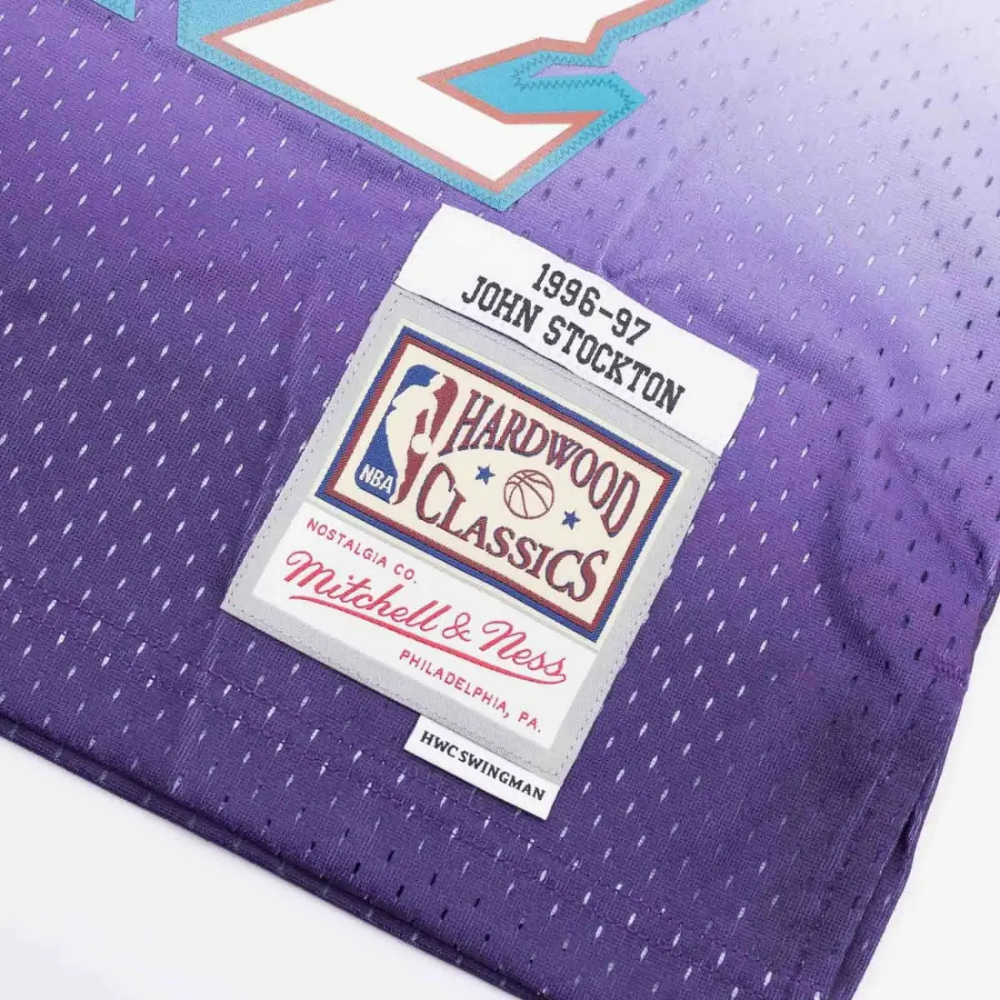 Utah Jazz John Stockton Mitchell&amp;Ness Swingman 2.0 Jersey