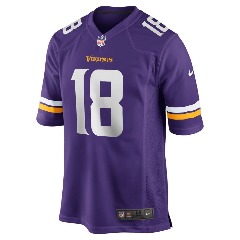 Minnesota Vikings Home Jersey Jefferson # 18 - Nike