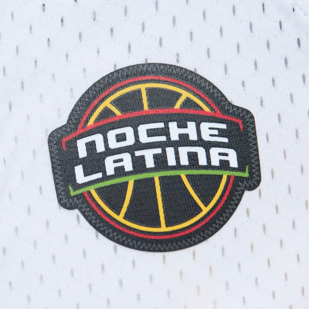 Los Angeles Lakers Pau Gasol White 2008/09 Hardwood Classics Noche Latina Swingman Jersey - Mitchell & Ness