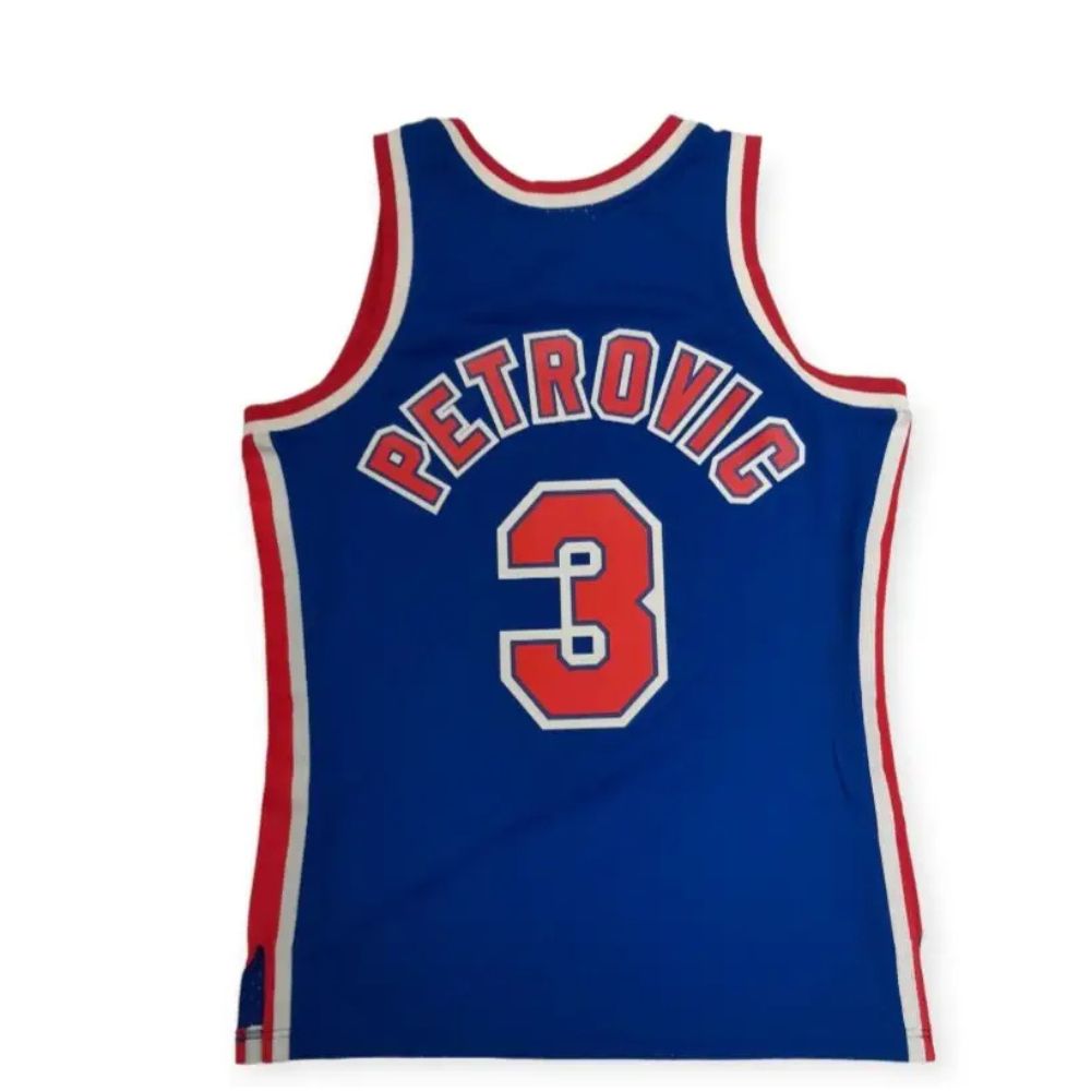 New Jersey Nets Drazen Petrovic Mitchell&Ness HWC Swingman Jersey