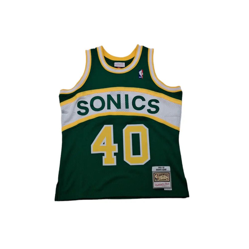 Seattle Super Sonics 1994-95 Shawn Kemp Mitchell & Ness Swingman Jersey