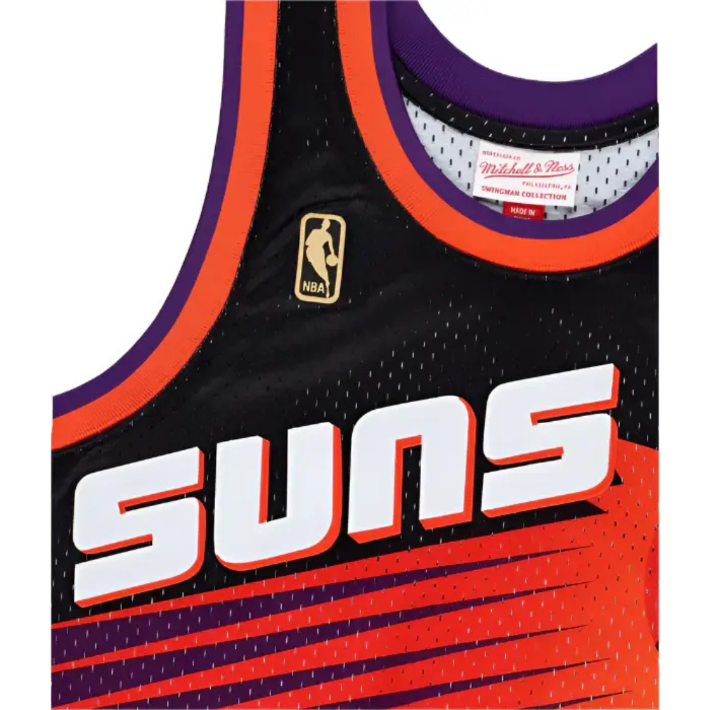 Maillot de joueur swingman Mitchell & Ness Phoenix Suns Steve Nash noir 1996/97 Hardwood Classics
