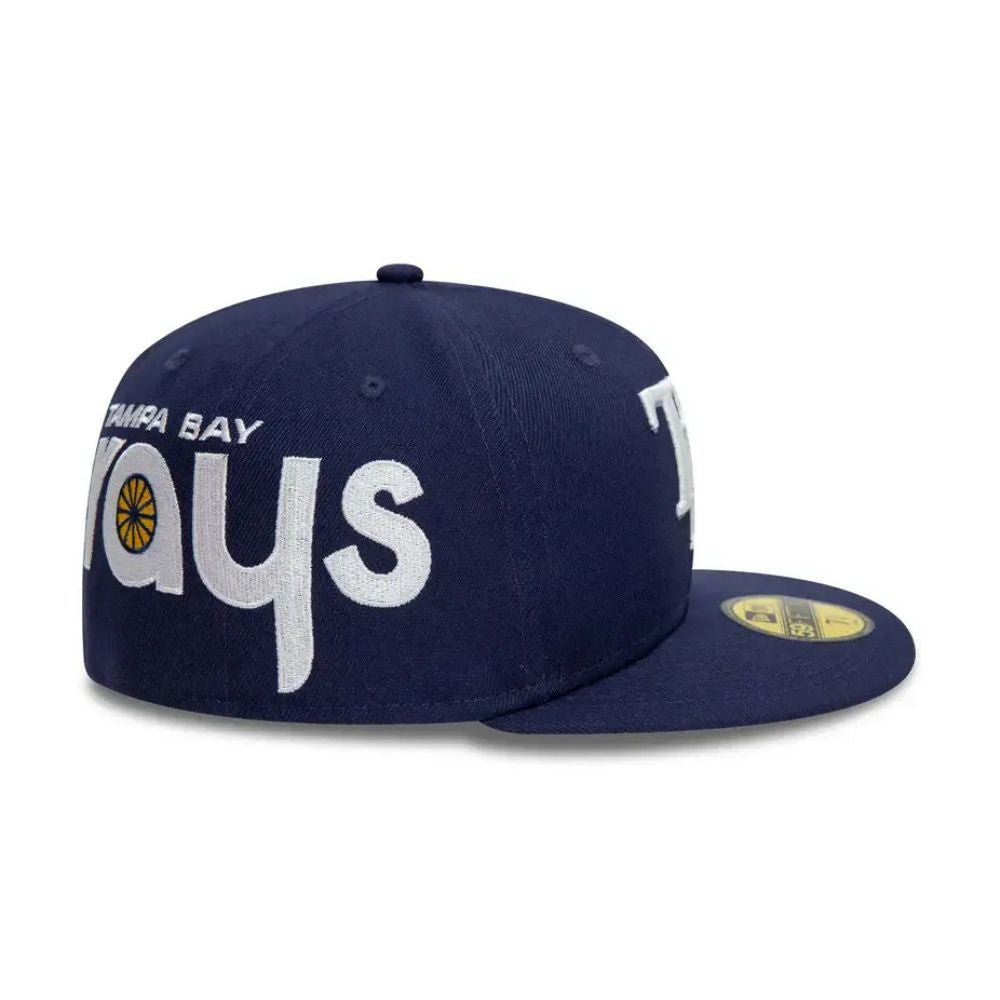 Casquette ajustée 59FIFTY imprimée intégrale des Tampa Bay Rays MLB - New Era