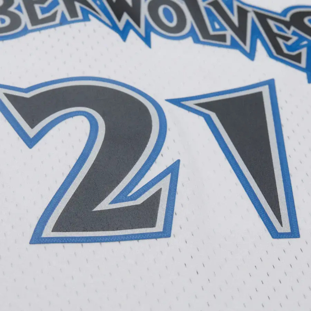 Maillot Swingman Kevin Garnett White Minnesota Timberwolves 2003/04 - Mitchell & Ness