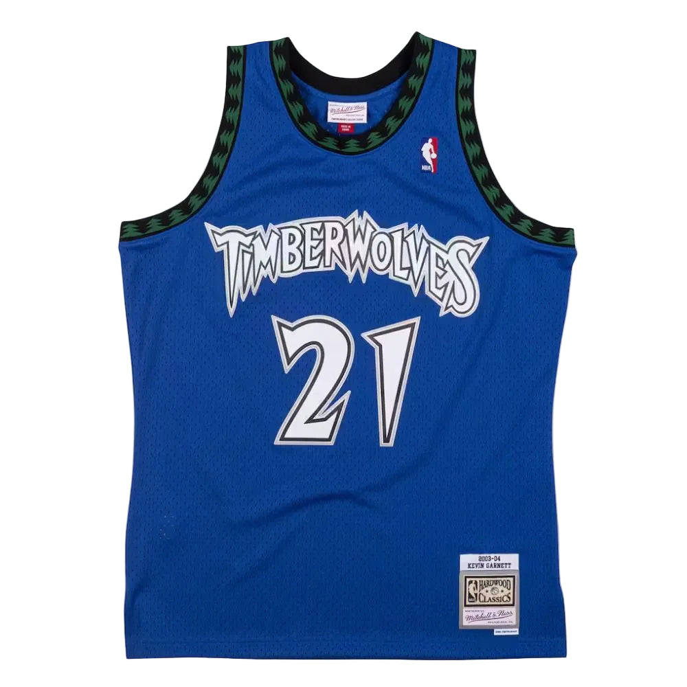 Maillot Swingman Mitchell & Ness Kevin Garnett des Minnesota Timberwolves, saison 2003/04 - collection Hardwood Classics