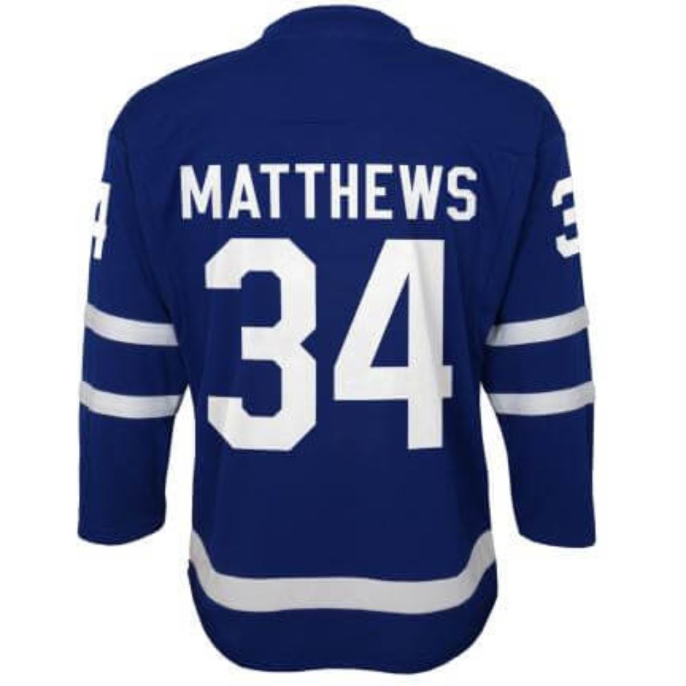 Toronto Maple Leafs Auston Matthews Blue Home Replica Player Youth Jersey